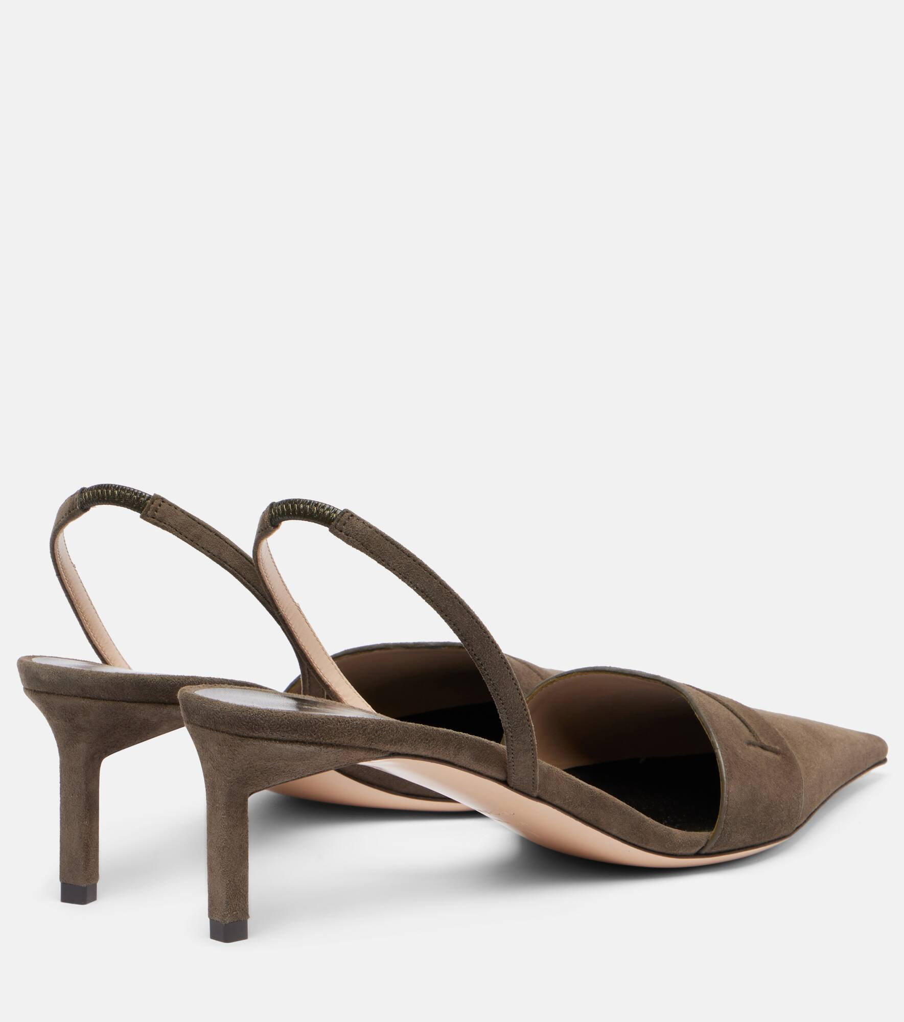 Eva 55 suede slingback pumps - 2