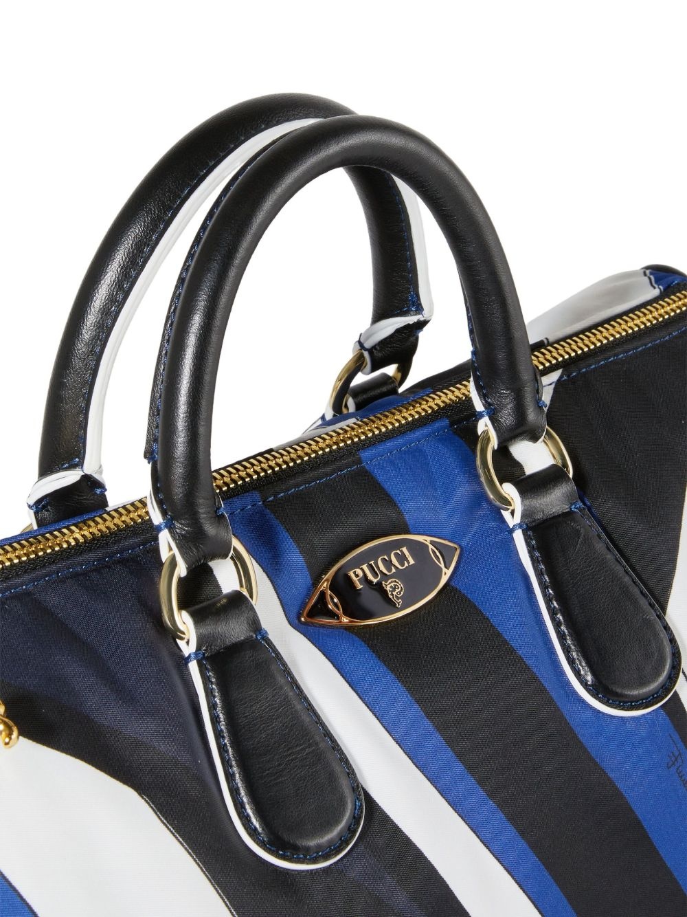 Yummy stripe-pattern holdall - 4