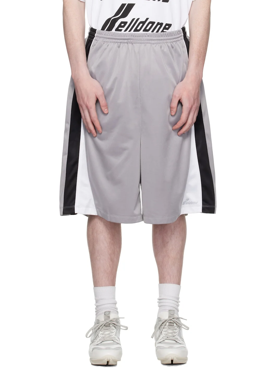 Gray Se11done Track Shorts - 1