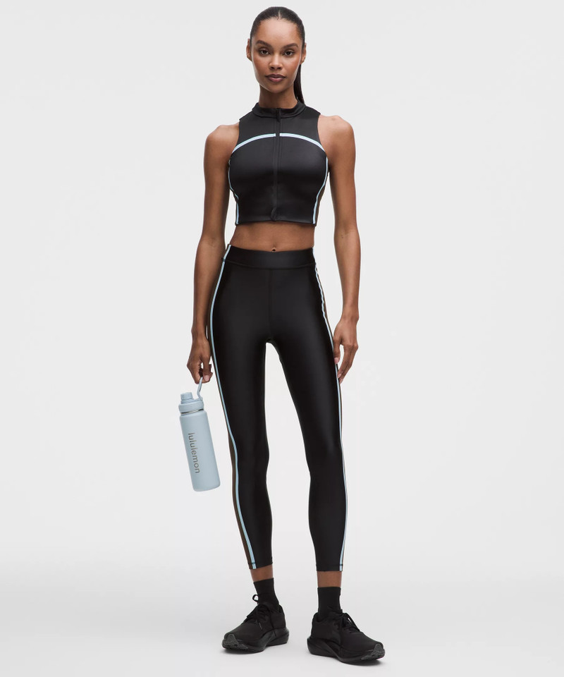 Satin Shine High-Rise Tight 25" *Stripe 1
