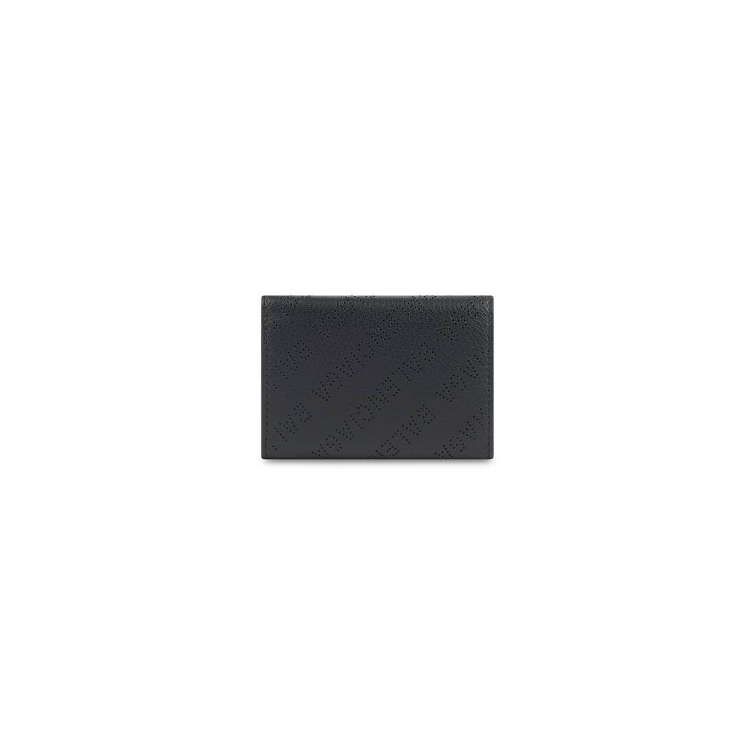 Men's Cash Mini Wallet in Black - 3