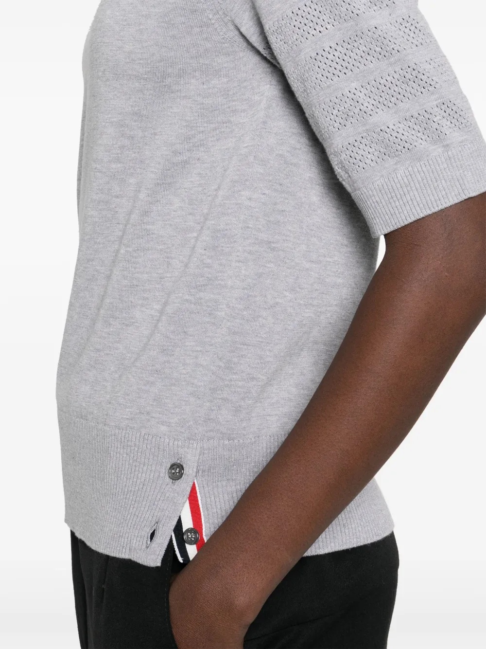THOM BROWNE - Women Jersey Stitch Short Sleeve Tee - 4
