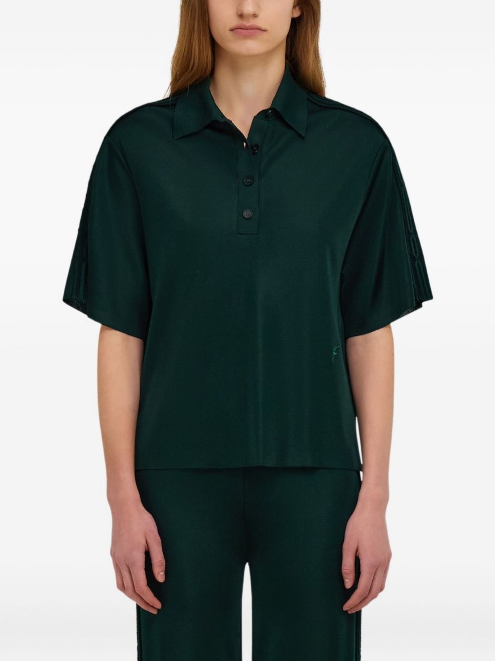 knitted polo shirt - 3