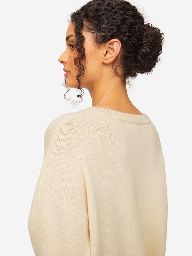 Women's Relaxed Sweater Daphne Cashmere Cream - 6