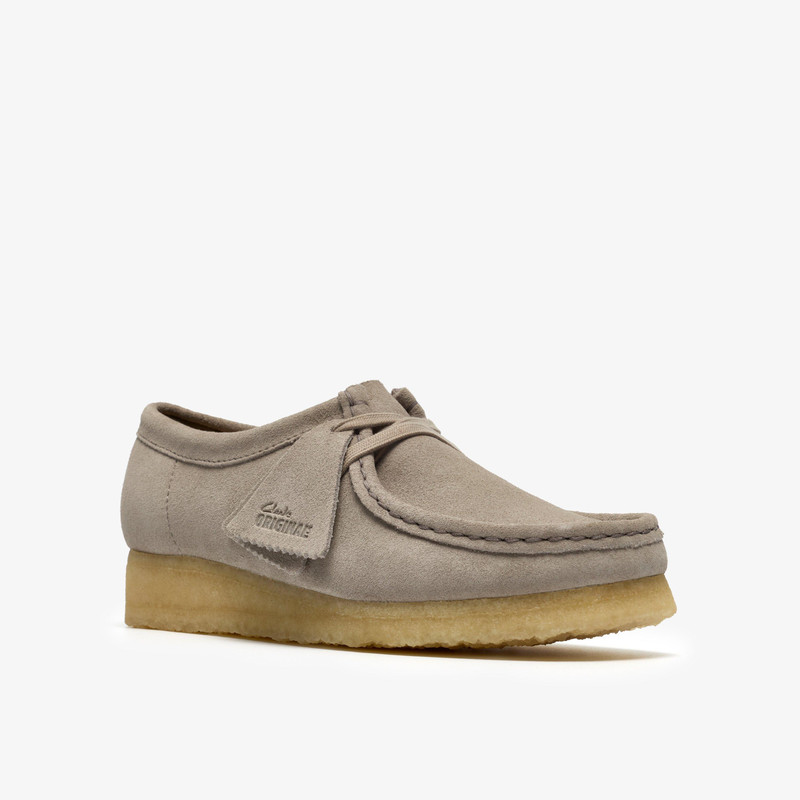 Wallabee Pale Grey Suede 7