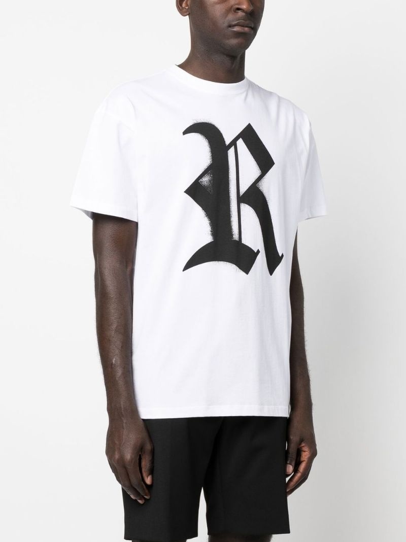 logo-print cotton T-shirt - 3