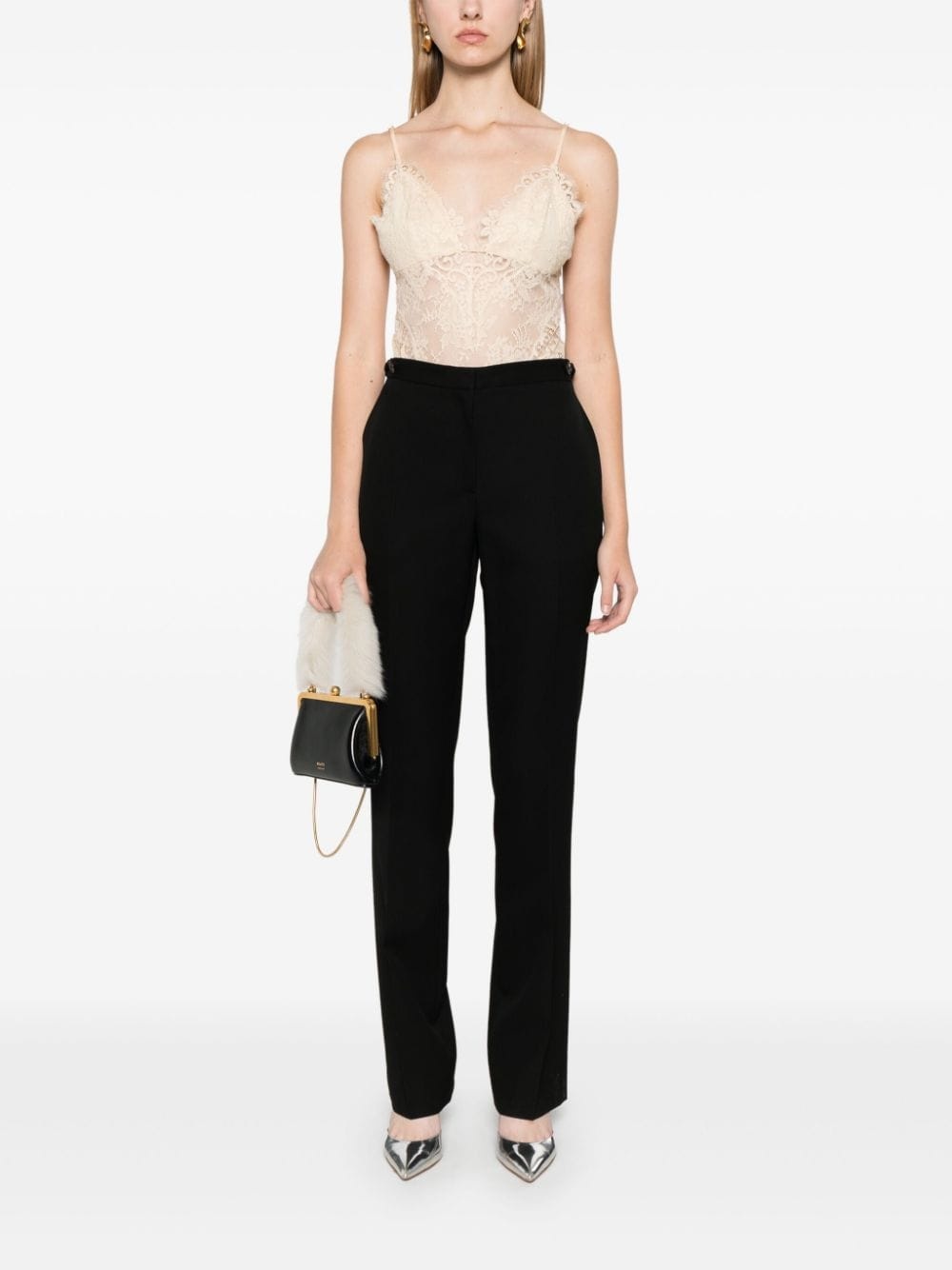 Illustration lace bodysuit - 2