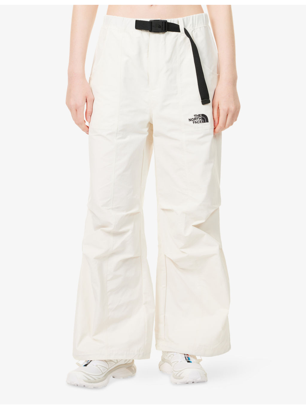 W Nse Drawstring-Cuffs Cotton-Blend Trousers - 3