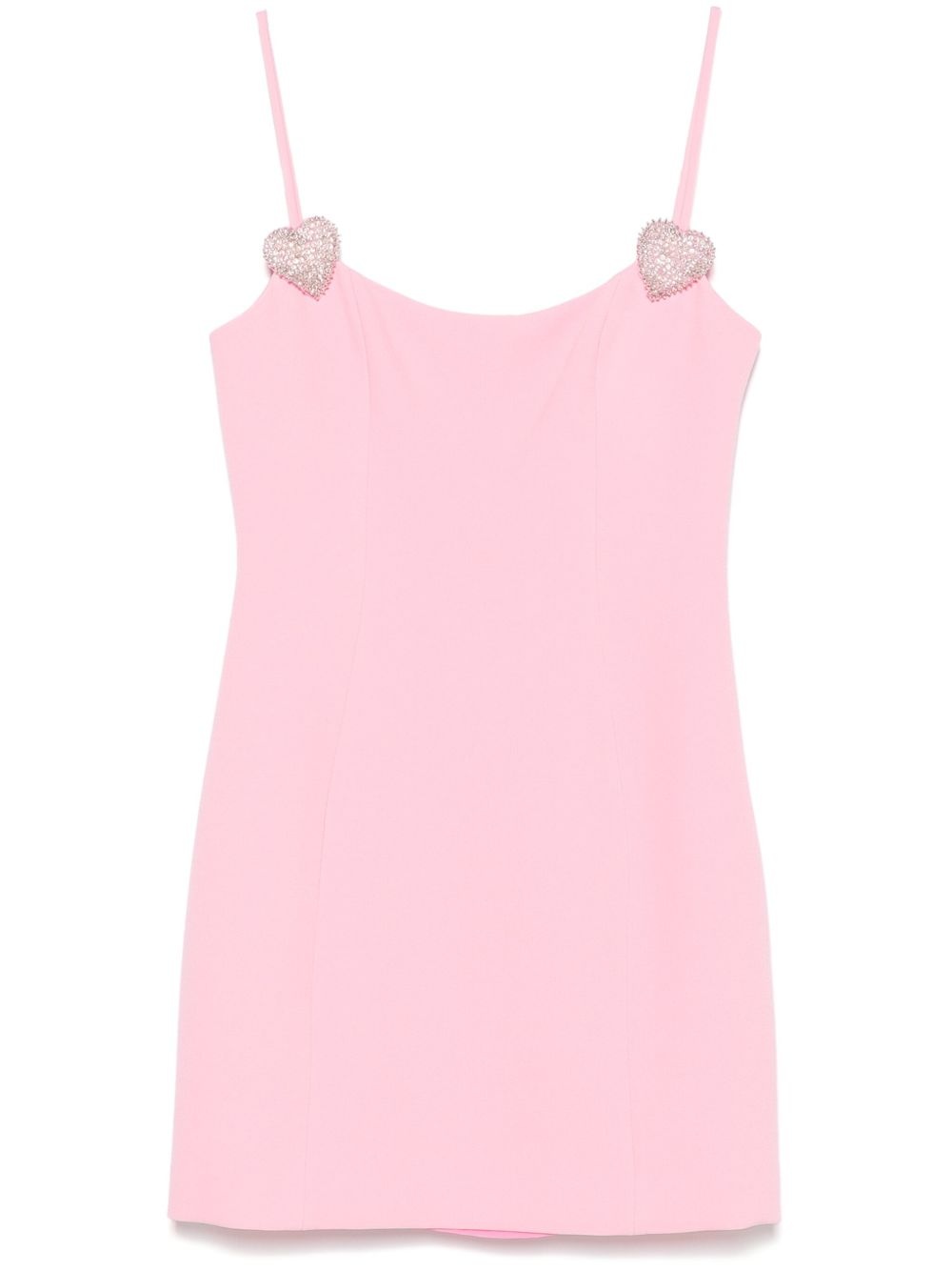 rhinestone-detail mini dress - 1