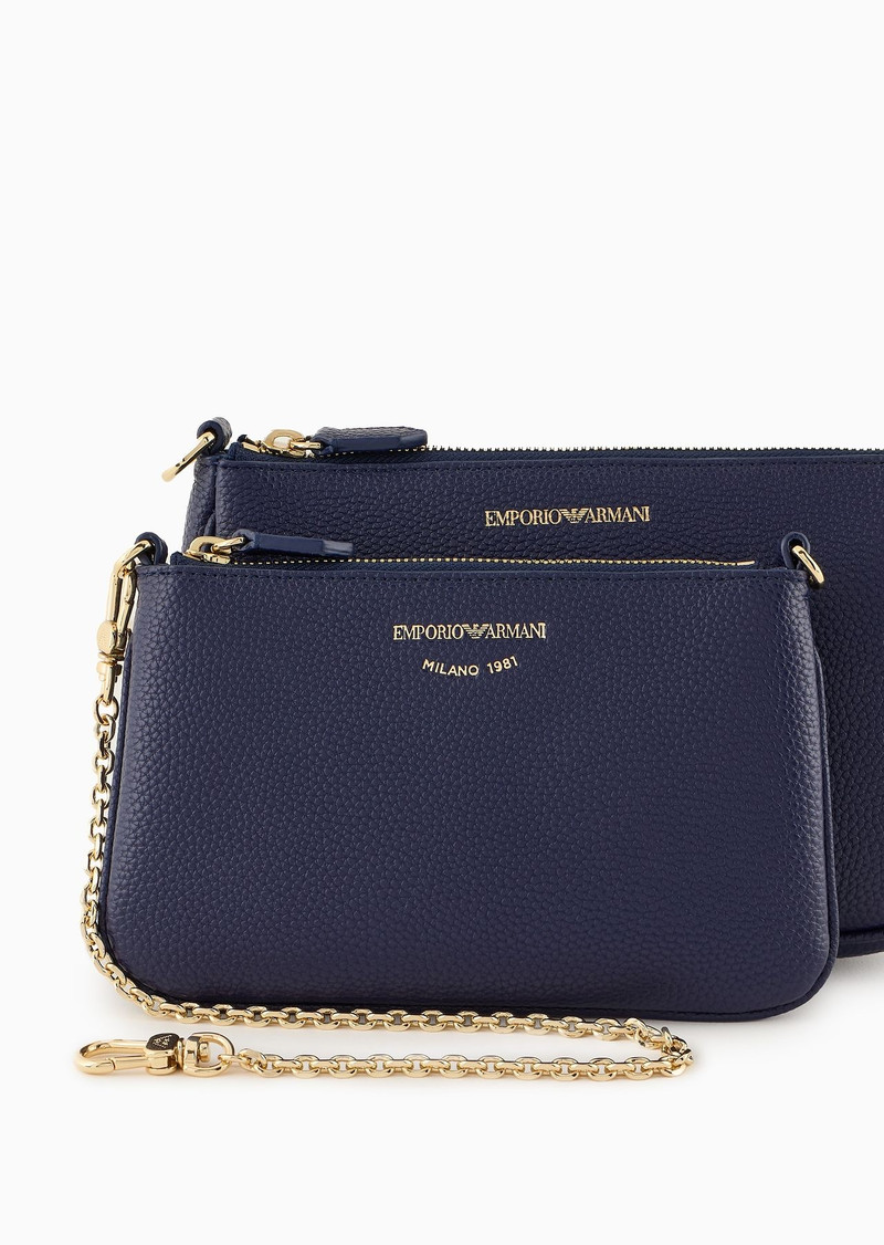 Deer-print double mini bag with shoulder strap 6