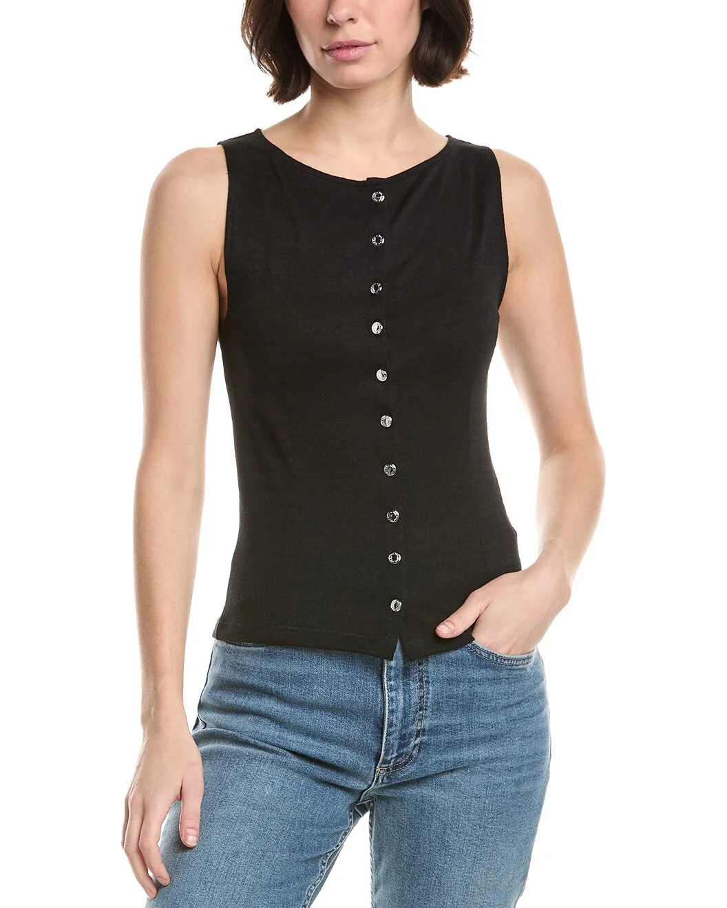 rag & bone The Knit Boat Neck Tank - 1