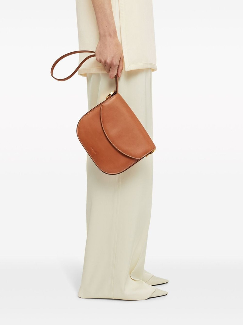 logo-debossed leather crossbody bag 1
