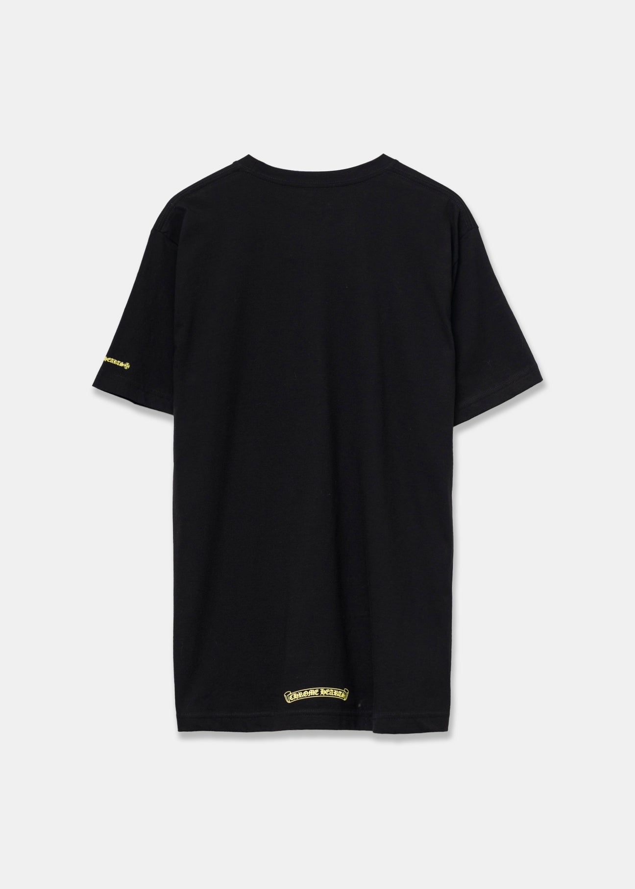 Black Neon Neck Script Tee - 2