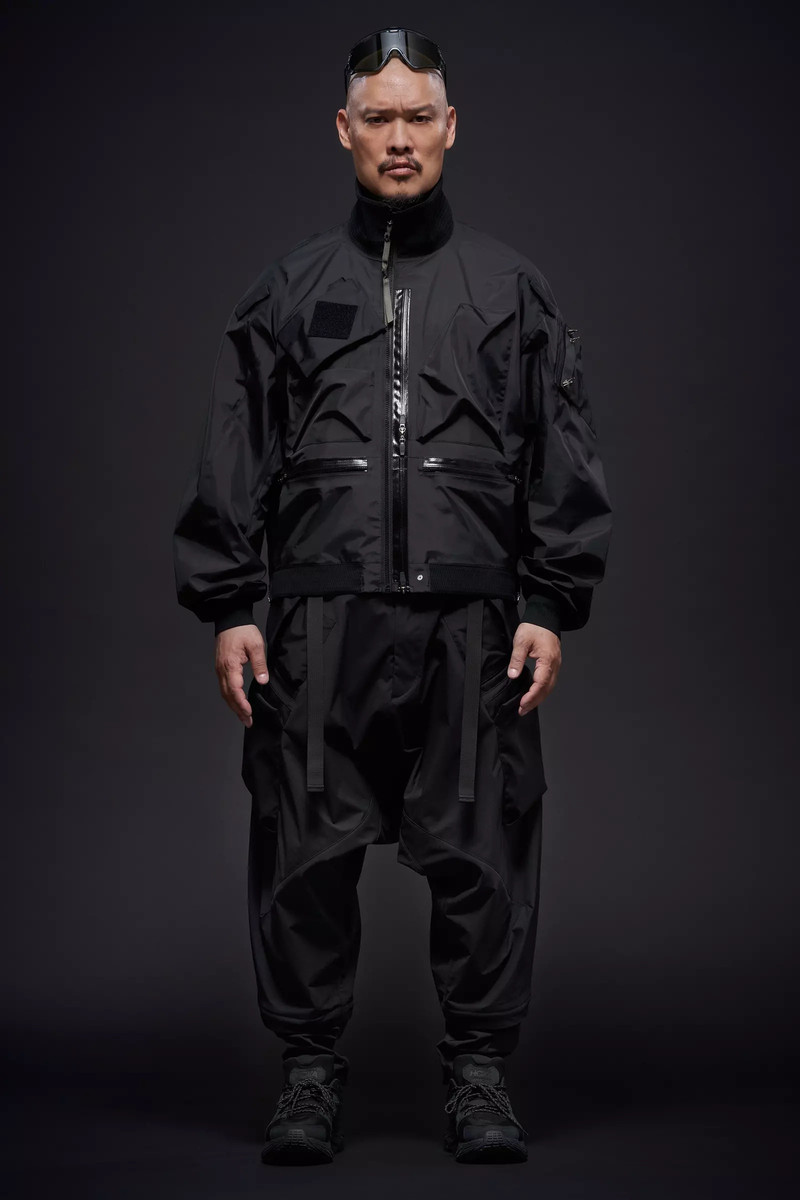 ACRONYM P30A-E Encapsulated Nylon Ultra Wide Web Belt Cargo Trouser Black outlook