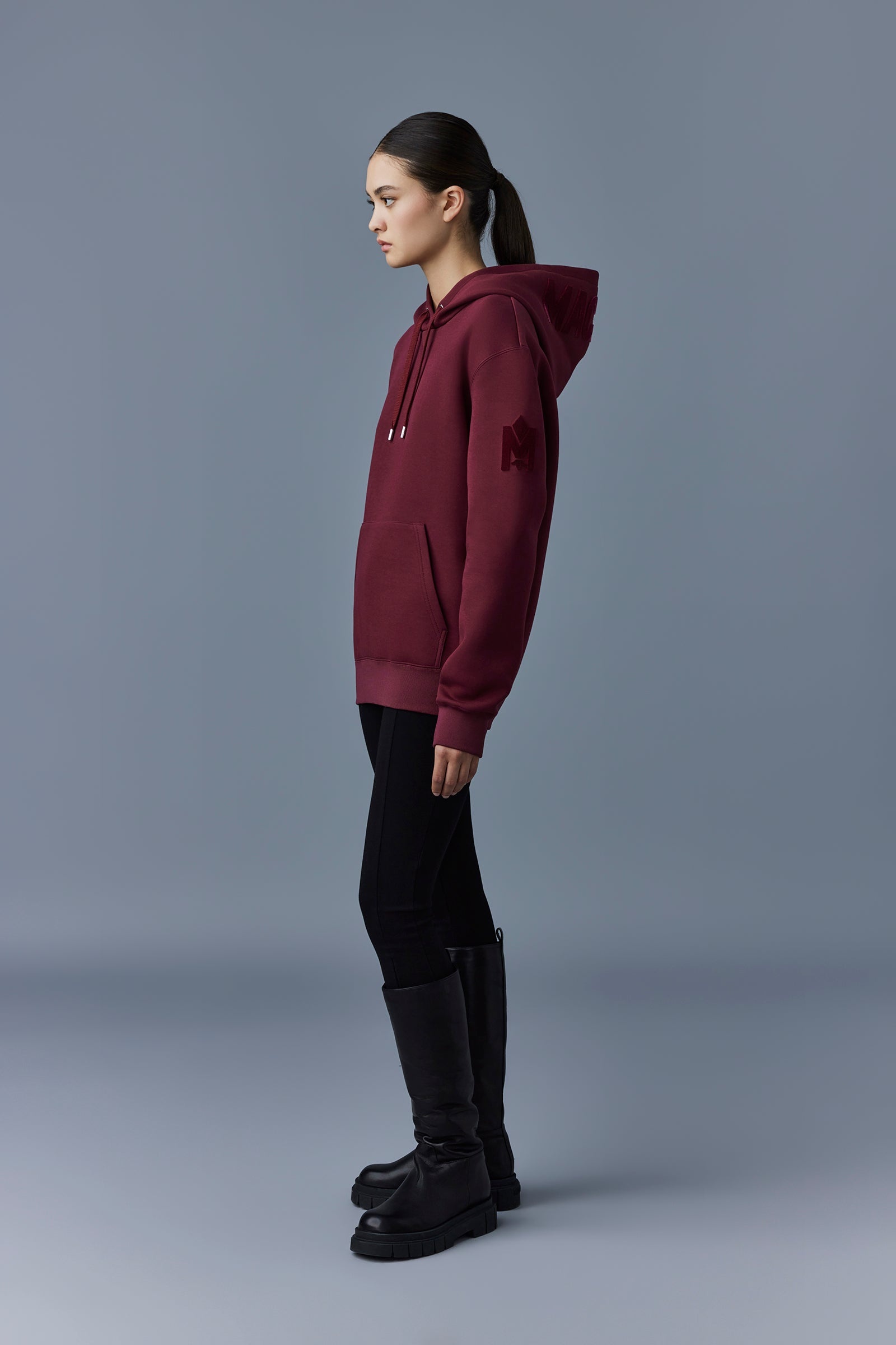 KRYS hoodie with velvet embroidery - 3