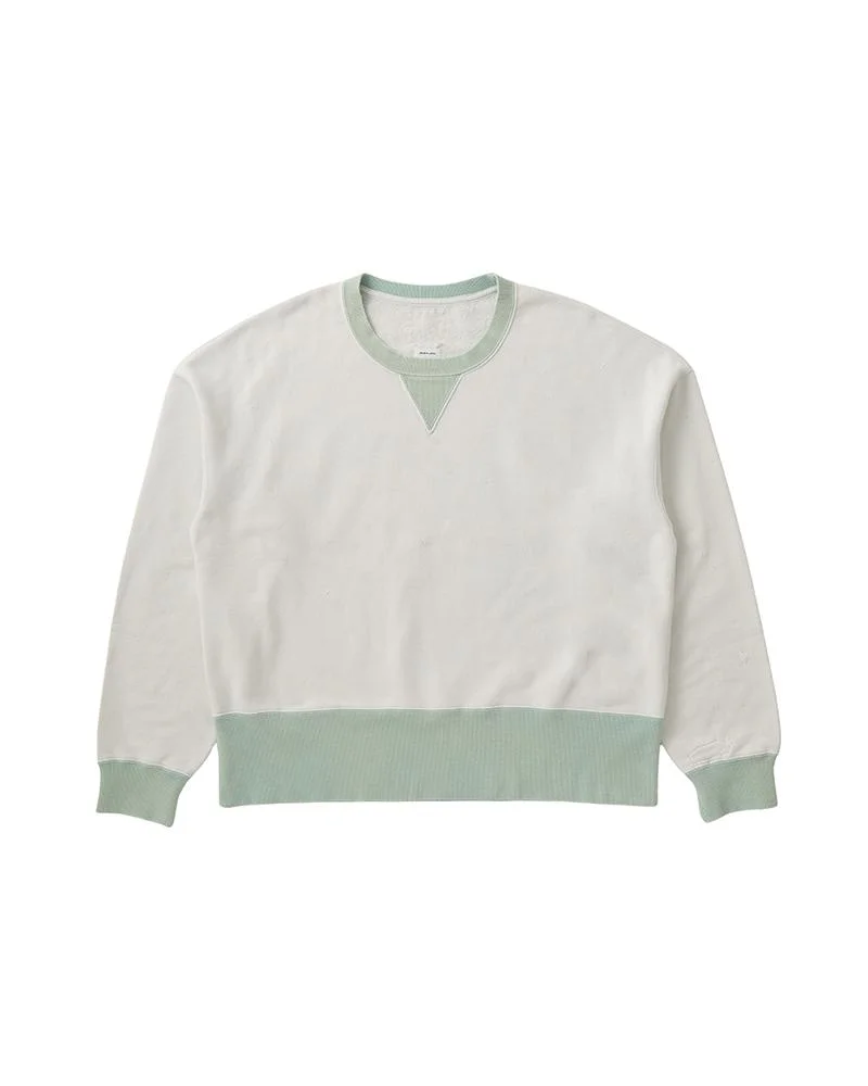 FELLOW SWEAT L/S 2-TONE CRASH LT.GREEN - 1