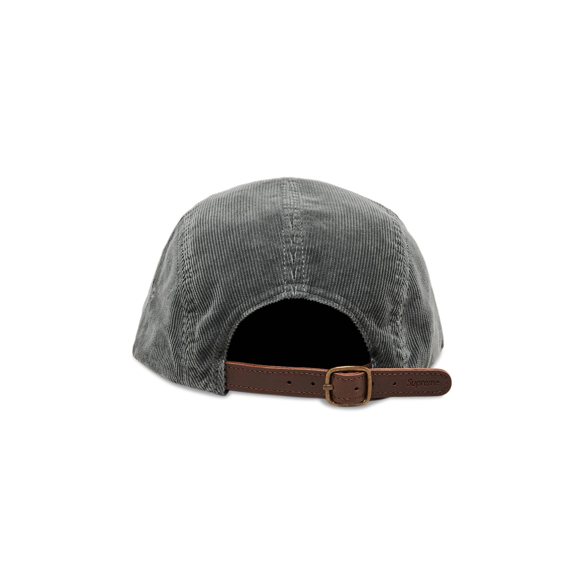 Supreme Corduroy Camp Cap 'Grey' - 4