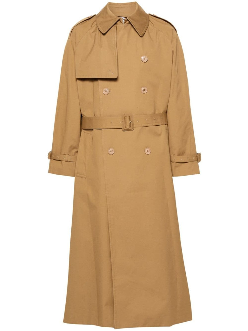 double-breasted trench coat 1