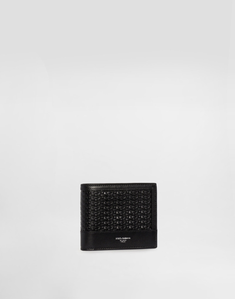 Dolce & Gabbana Woven plongé calfskin wallet outlook