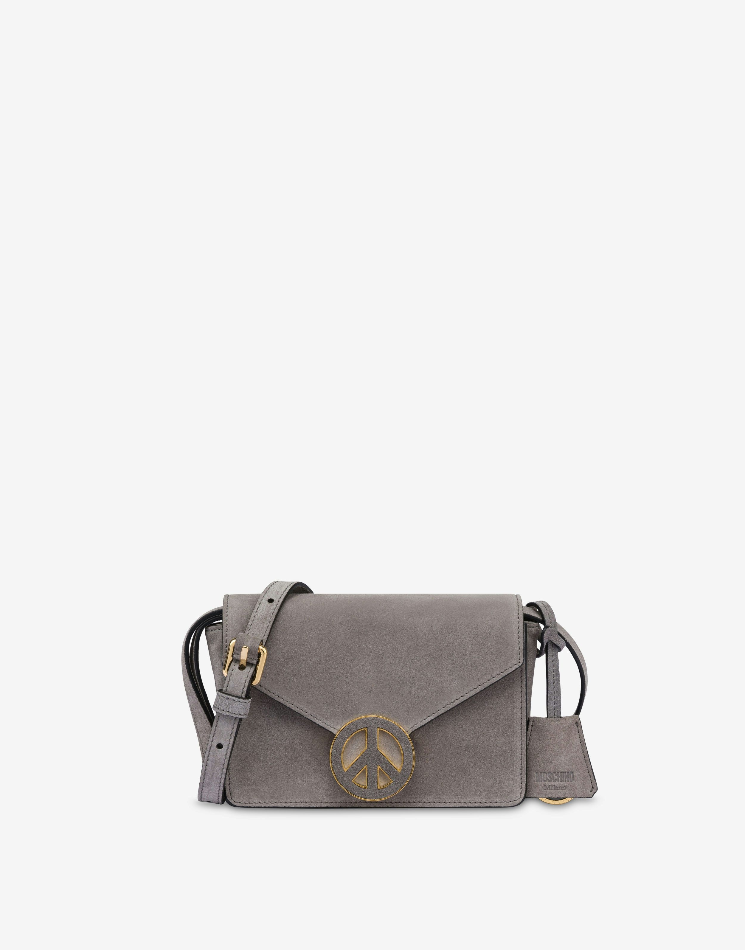 SMALL BAG IN SPLIT LEATHER PEACE & SOFT - 1