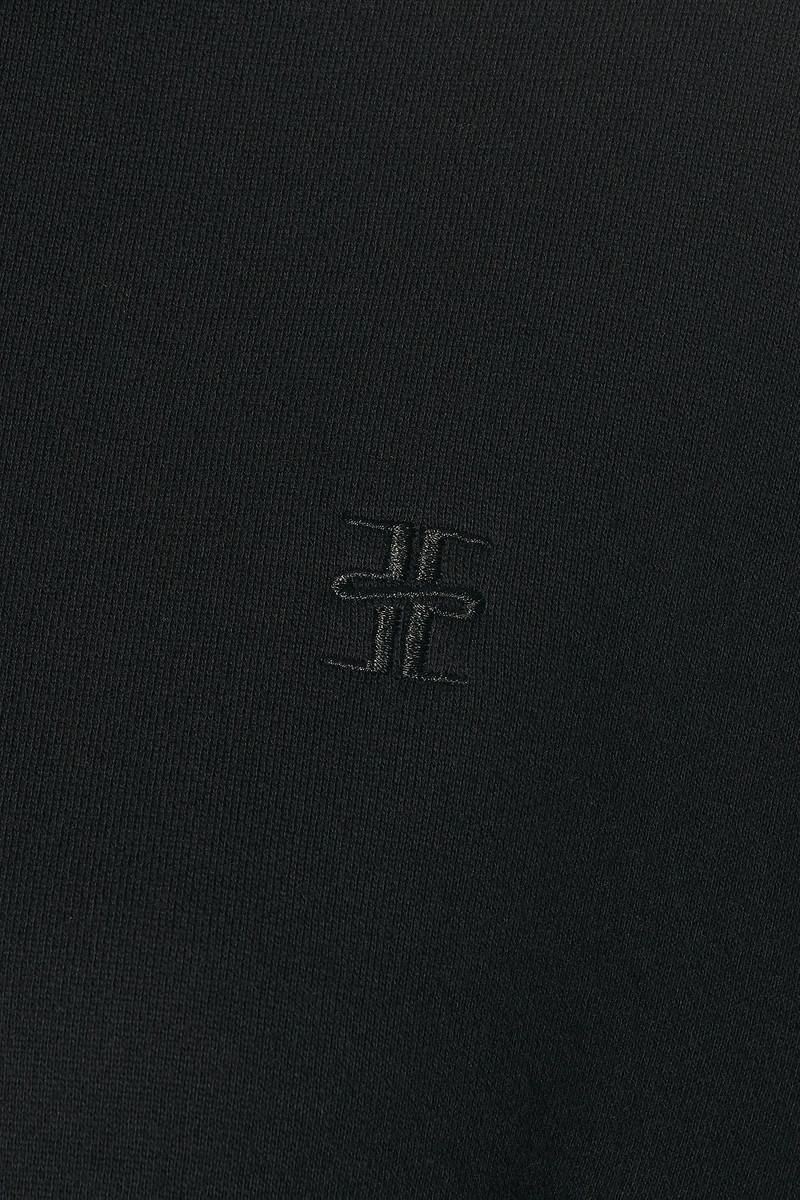 ÉTERNE Zip-up Polo Sweatshirt outlook