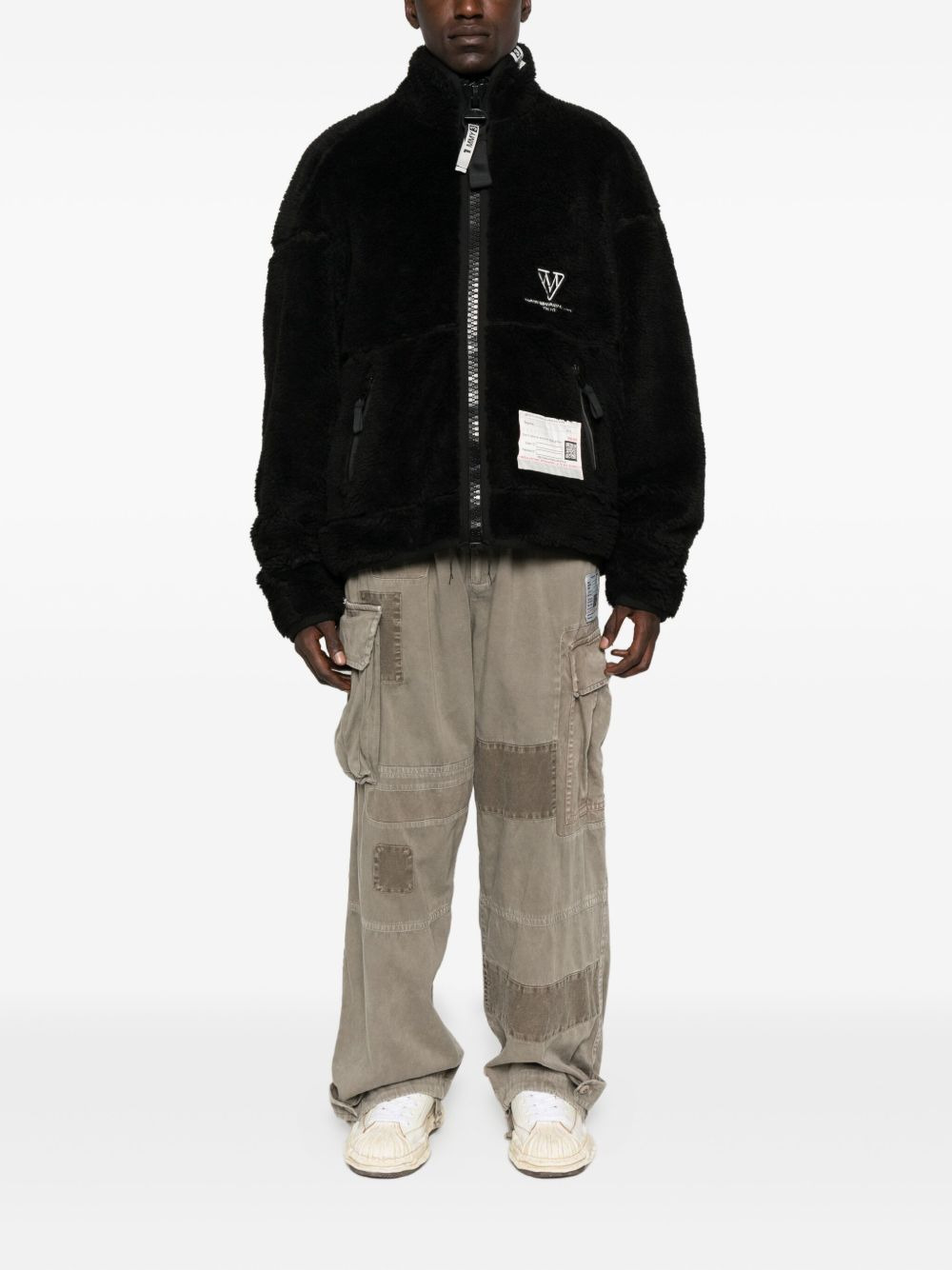 fleece bomber jacket - 2