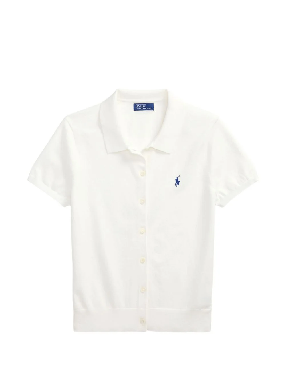 short sleeve buttoned cardigan - 1