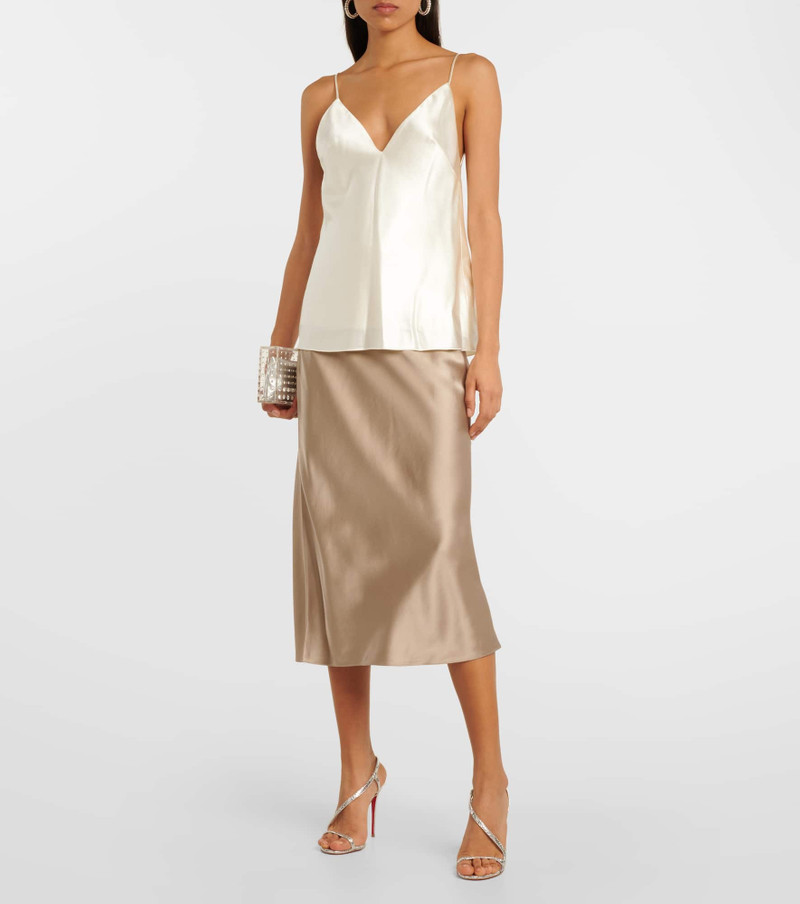 DANIELLE FRANKEL Bridal Mel wool and silk camisole outlook