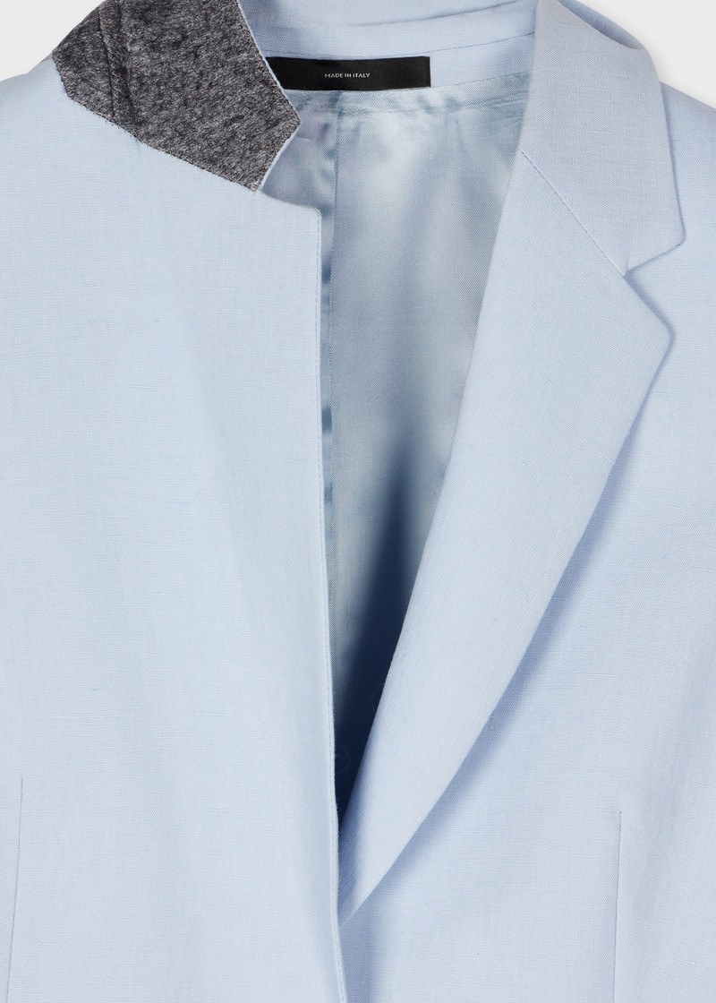 Paul Smith Women's Pale Blue Linen Suit outlook