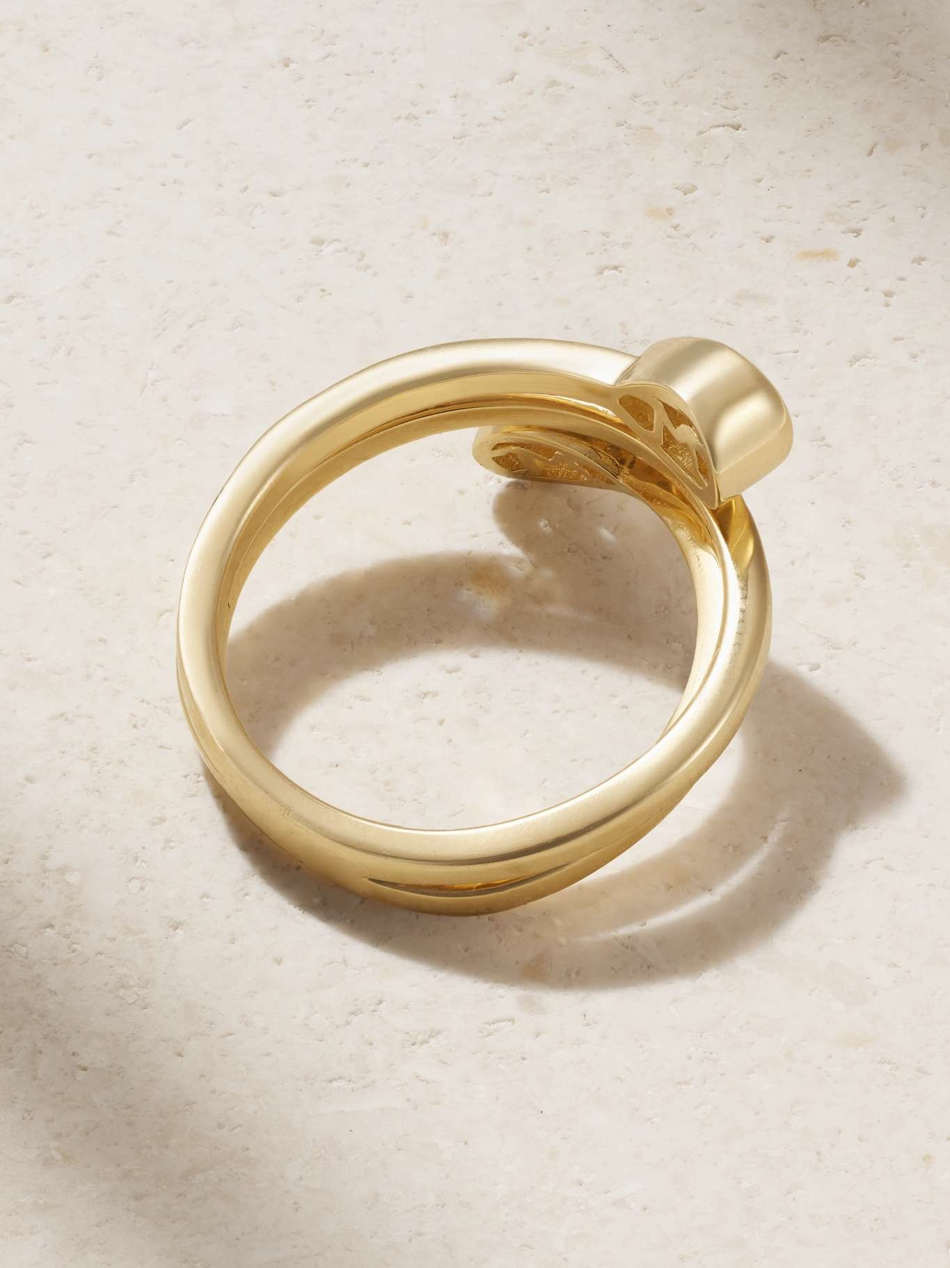 14-karat gold diamond ring - 3