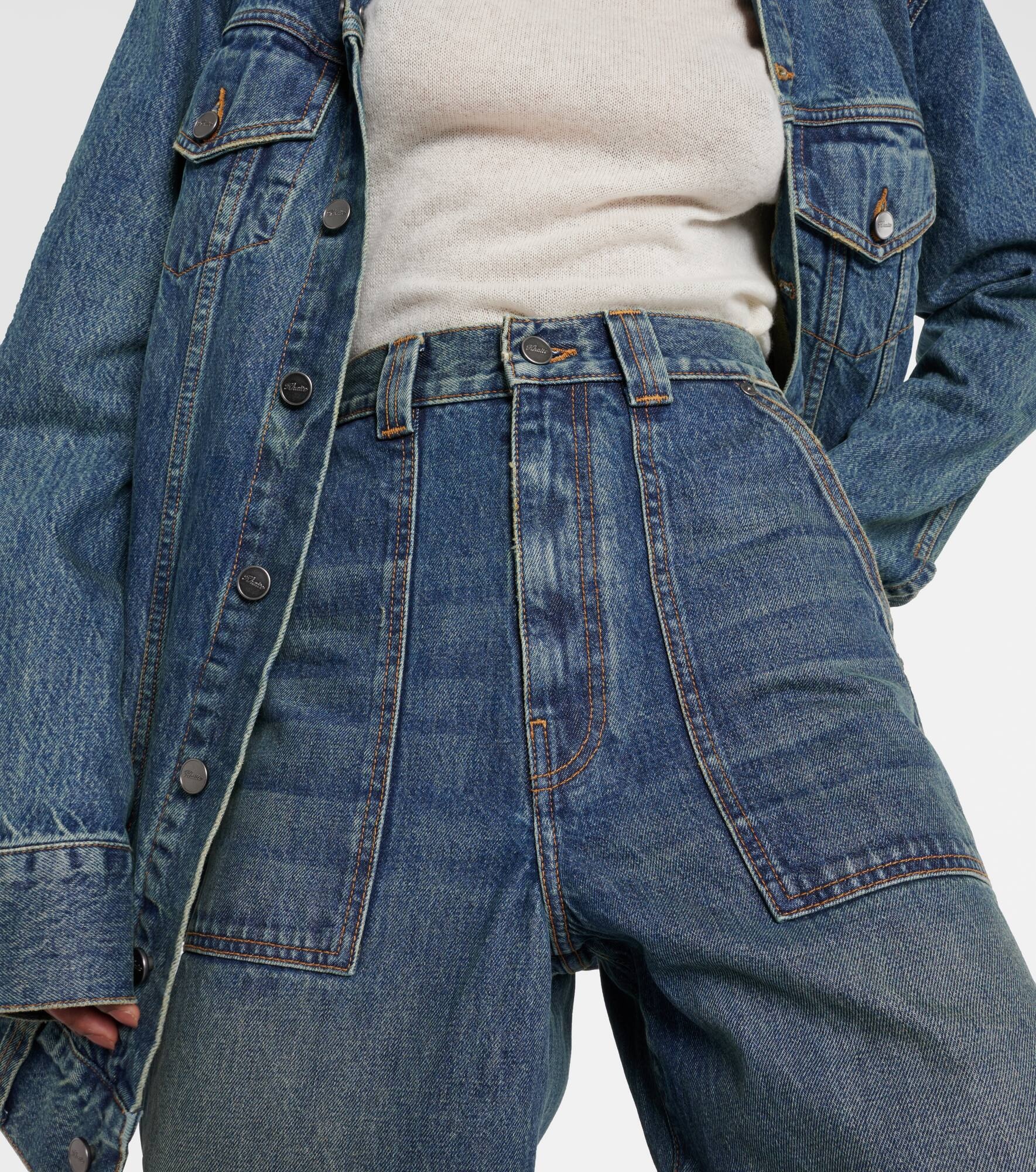 Hewitt high-rise straight jeans - 4