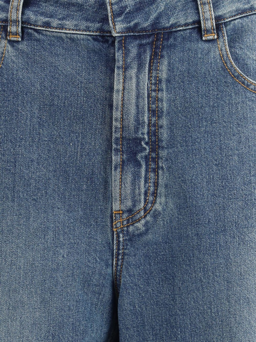 twisted seam jeans - 4