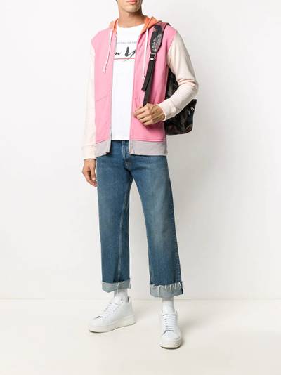 Comme des Garçons SHIRT colour-block hoodie outlook