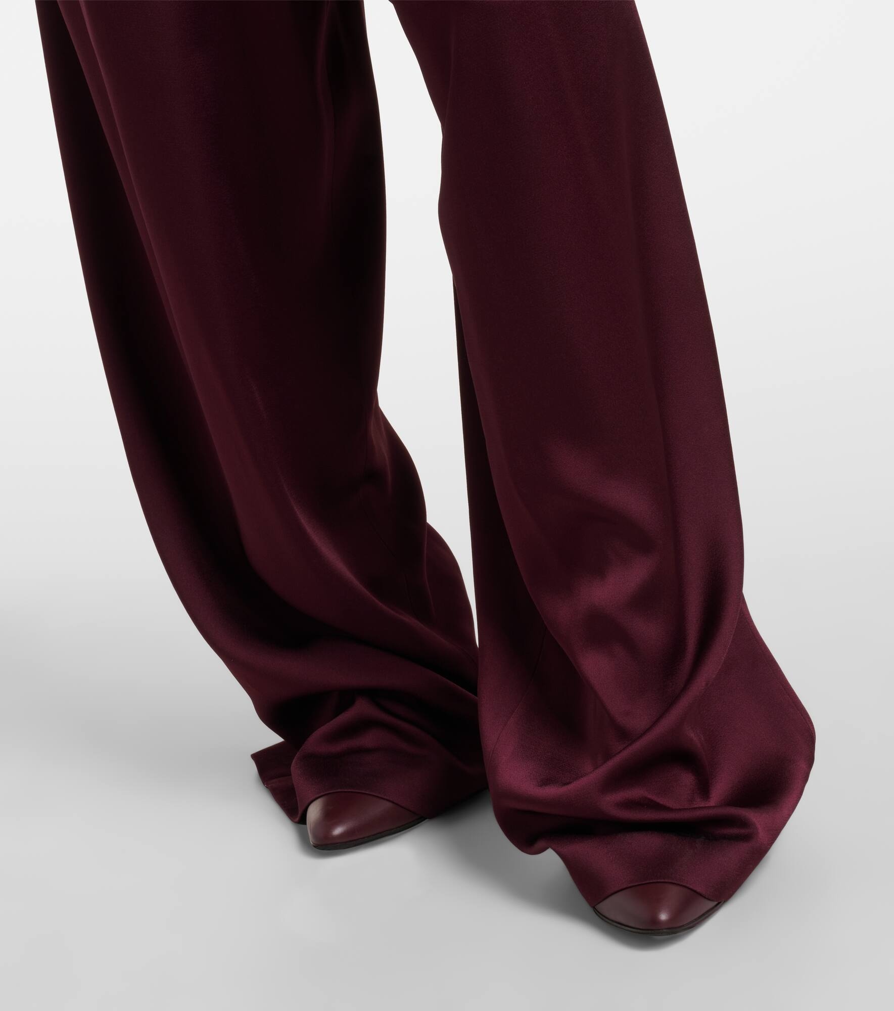 Embellished halterneck satin jumpsuit - 6