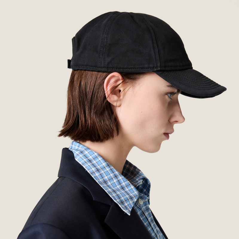 Miu Miu Drill baseball cap outlook