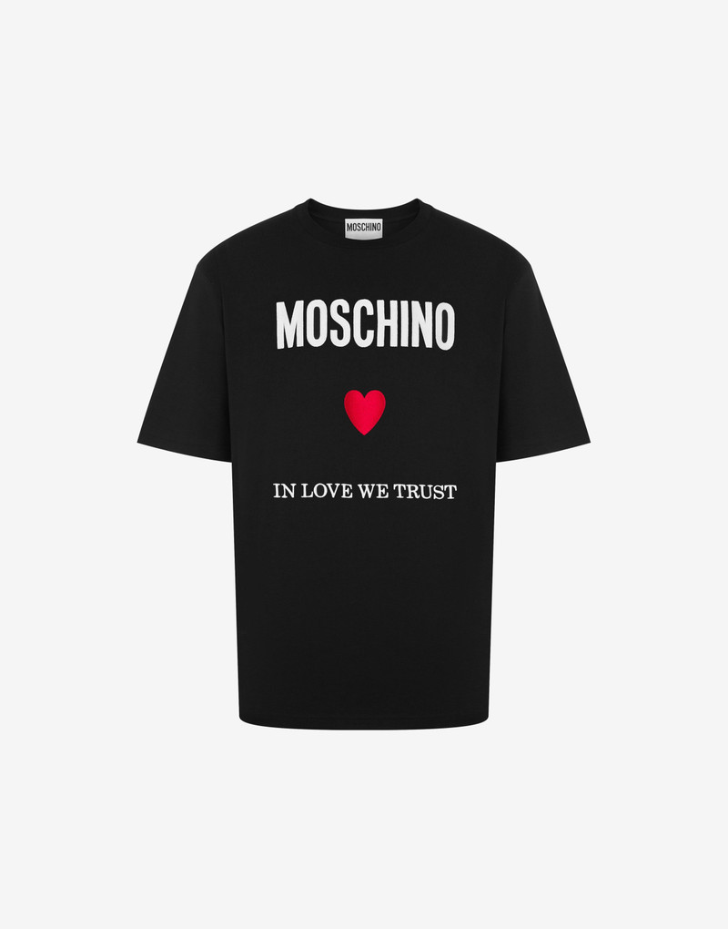 IN LOVE WE TRUST ORGANIC JERSEY T-SHIRT 1