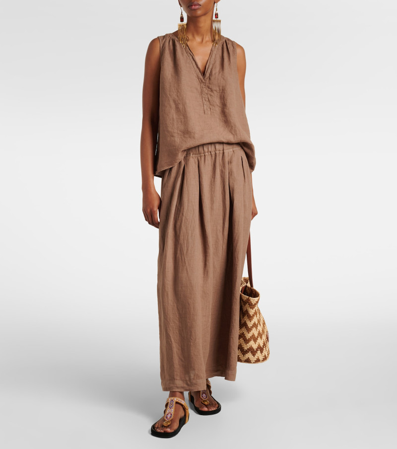 velvet Tacy linen tank top outlook