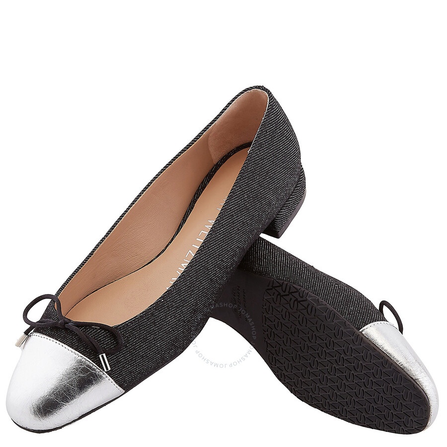 Stuart Weitzman Sleek Bow Ballerina Flats - 2