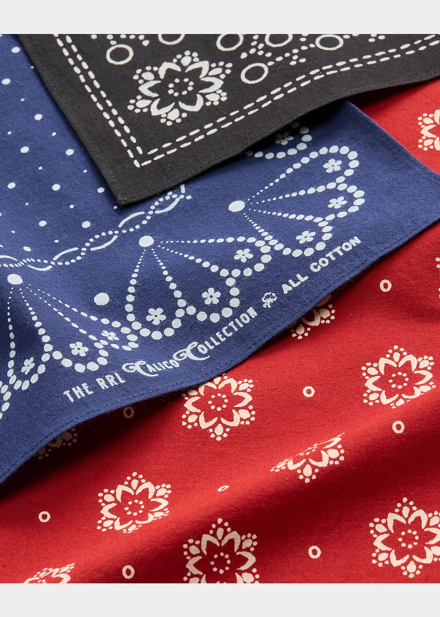 Calico-Print Bandanna 3-Pack - 4