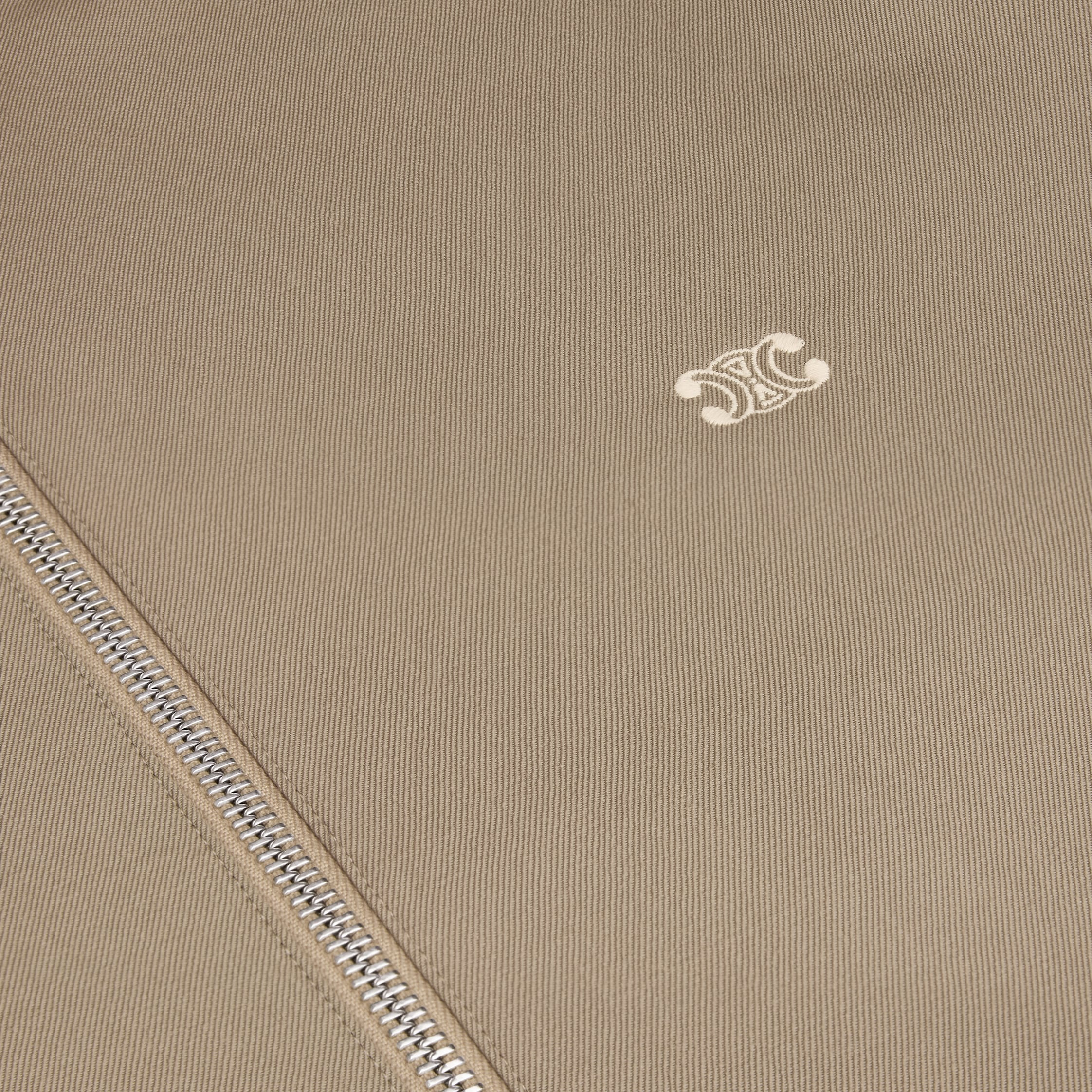 triomphe blouson jacket in wool twill - 4