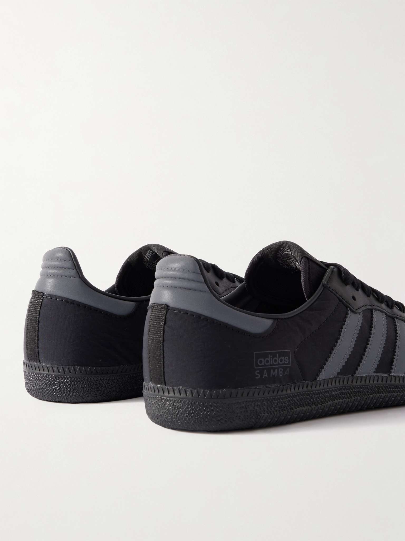 Samba OG Leather-Trimmed Shell Sneakers - 5