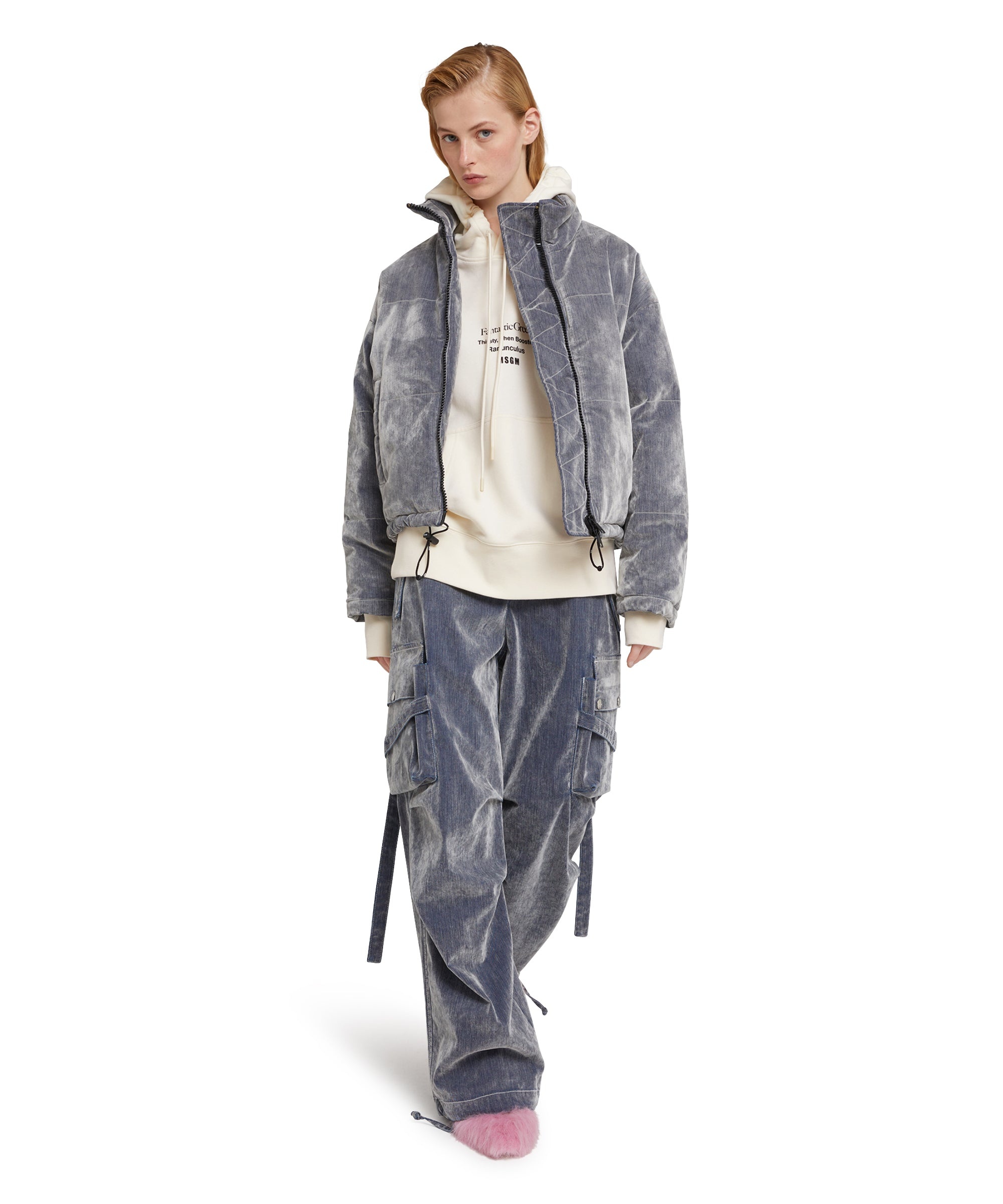 Organic cotton hooded sweatshirt from the MSGM Fantastic Green Capsule - 9