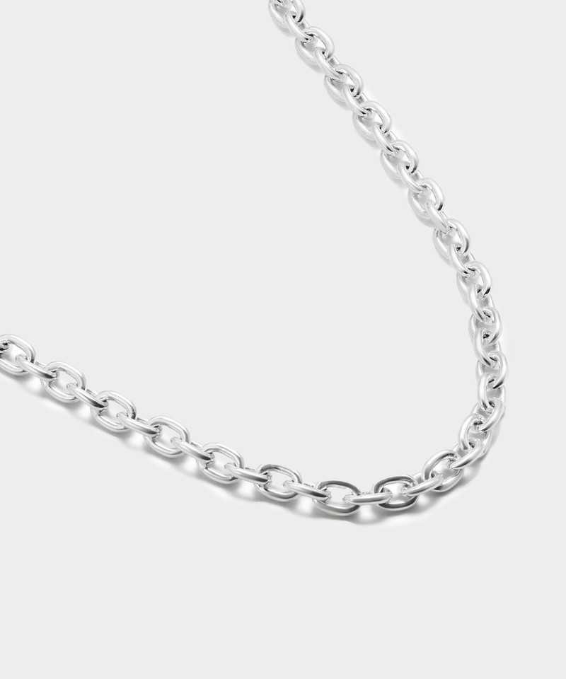 MAOR Maor Sterling Silver Plaun Link Necklace outlook