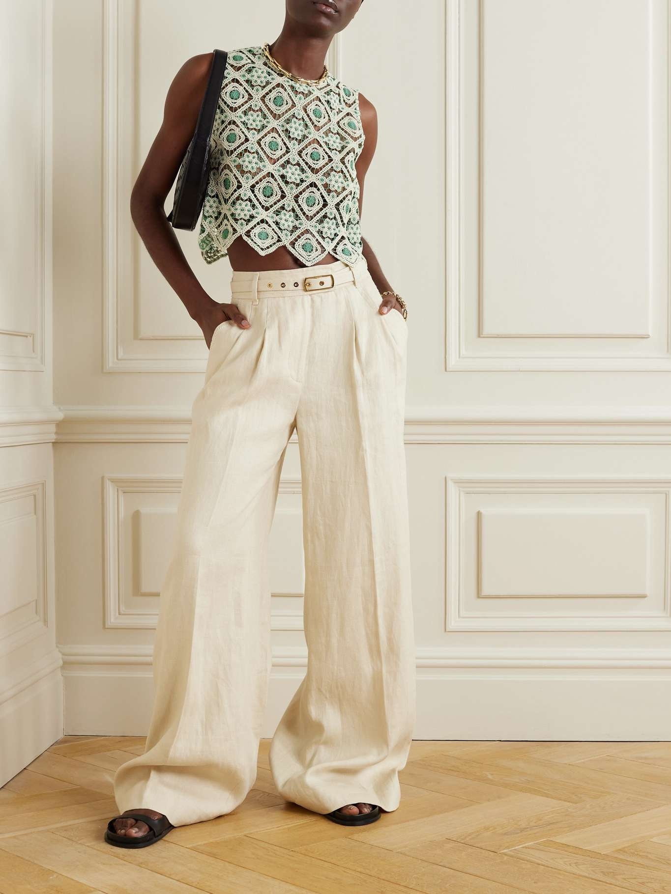 【Zimmermann】MATCHMAKER STRAIGHT LEG PANT ストレートパンツ Zimmermann MATCHMAKER STRAIGHT LEG PANT | REVERSIBLE