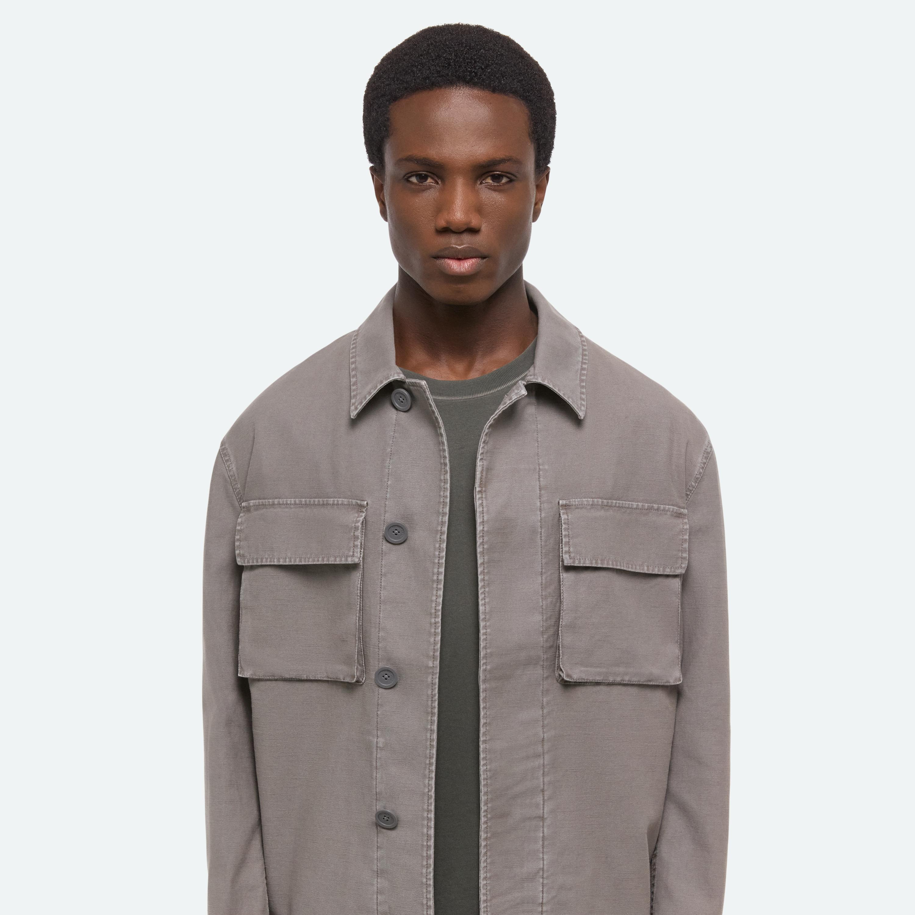 GARMENT-DYED UTILITY JACKET - 7