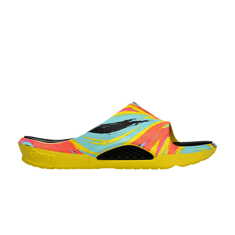 Asics ACTIBREEZE 3D Sandal 'Blue Marble Yellow' goat REVERSIBLE