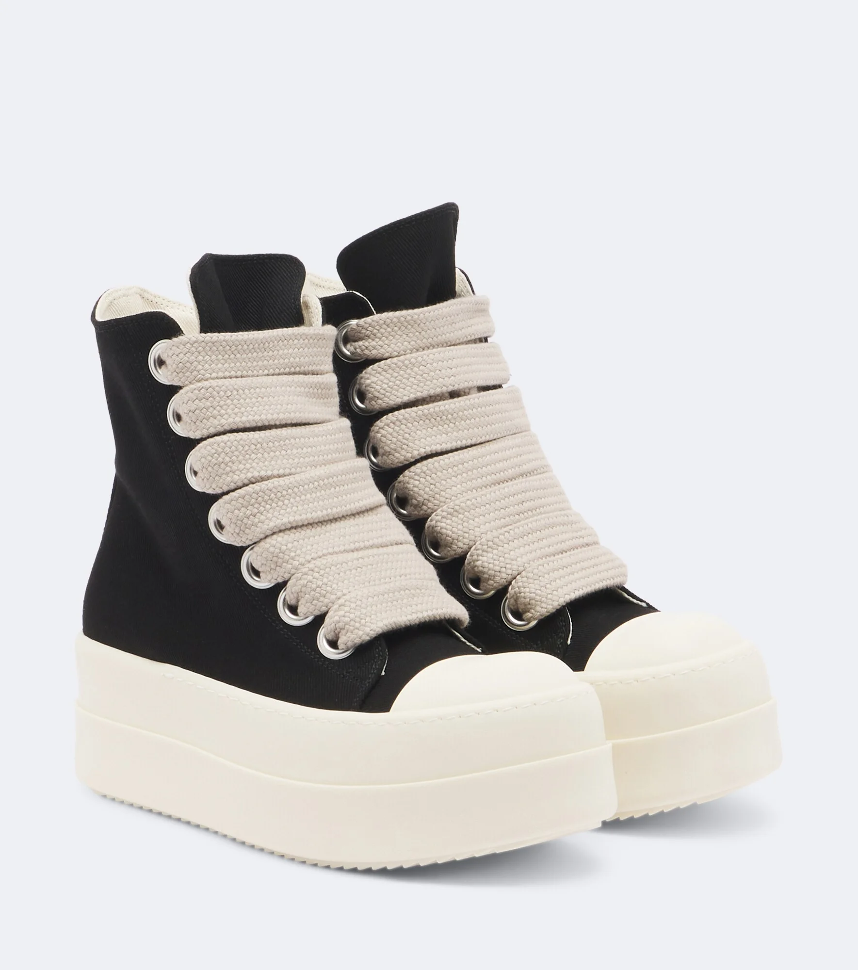 DRKSHDW Jumbolace canvas sneakers - 1