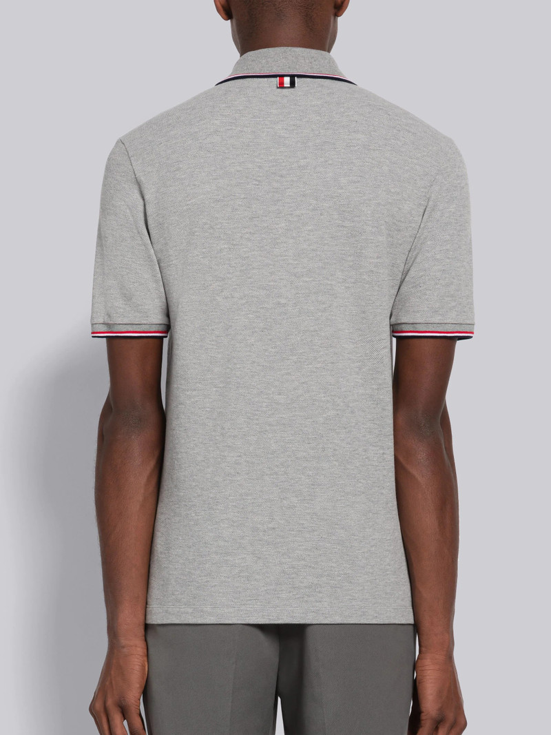 Classic Pique Stripe Short Sleeve Polo 3