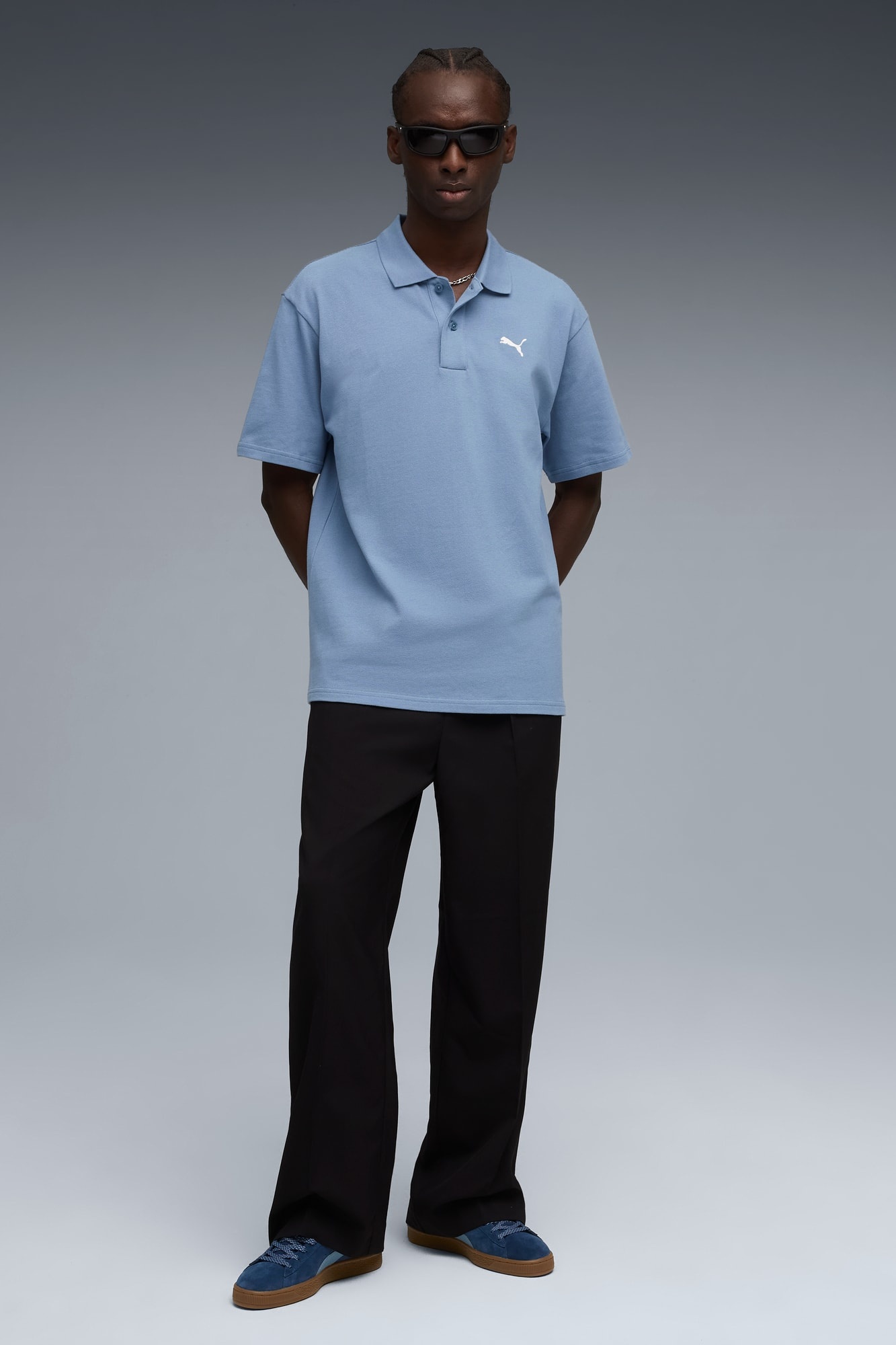 WARDROBE ESS Men's Pique Relaxed Polo - 5