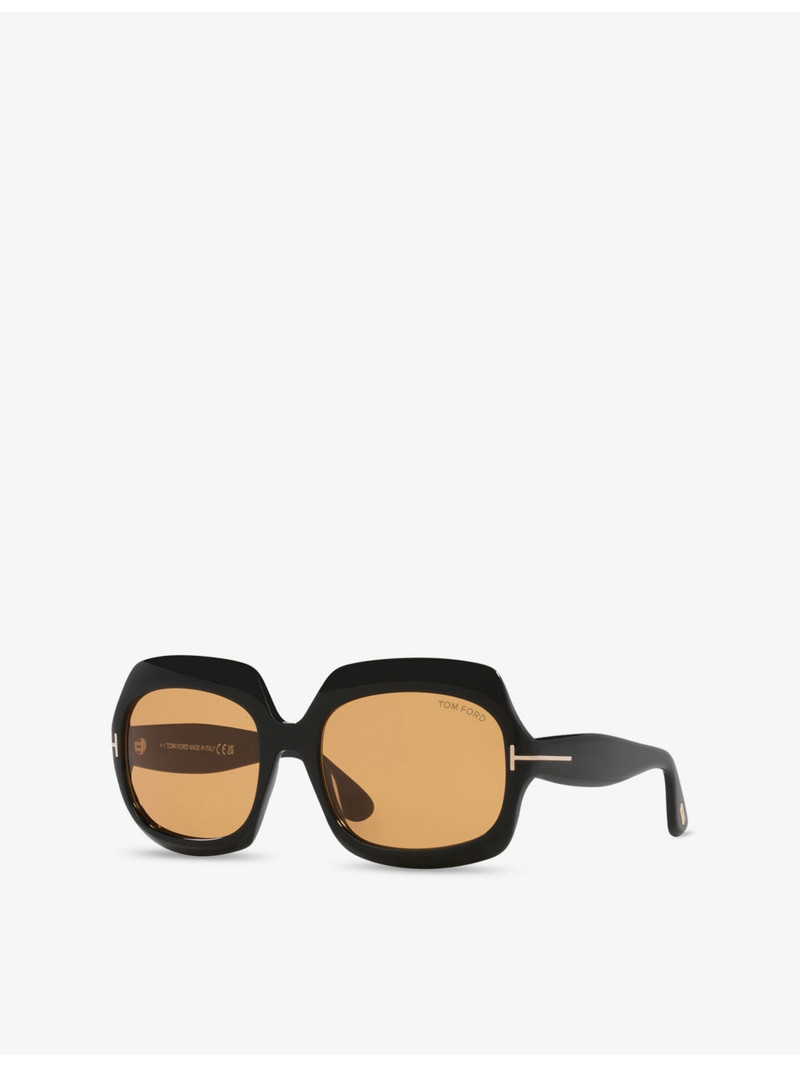 TOM FORD TR001878 Irregular-Frame Acetate Sunglasses outlook